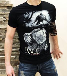 Фото Одежда Футболка Rage Animal ​​light black