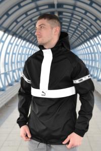 Фото  Ветровка Анорак Puma XTG Savannah (чёрно-белая)