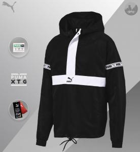 Фото  Ветровка Анорак Puma XTG Savannah (чёрно-белая)