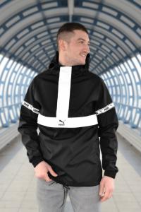 Фото  Ветровка Анорак Puma XTG Savannah (чёрно-белая)