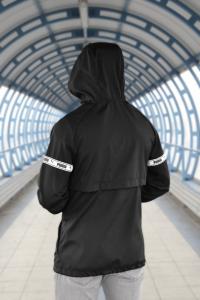 Фото  Ветровка Анорак Puma XTG Savannah (чёрно-белая)