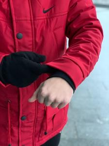 Фото  Парка Зима Nike мужская красная