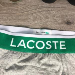 Фото Одежда Нижнее Белье Lacoste Pack 3 White-Black-Gray