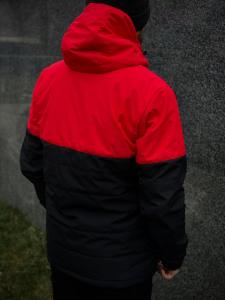 Фото  Демисезонная Куртка Waterproof Intruder (красно - черный)