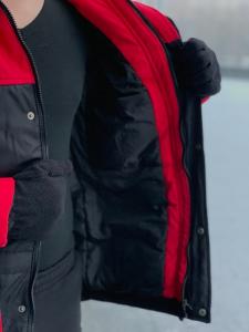 Фото  Парка Зима Nike мужская красно-черная