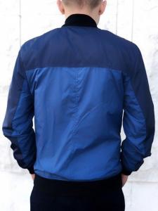 Фото  Бомбер Весенний мужской синий