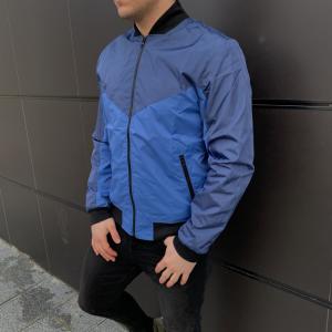 Фото  Бомбер мужской  Весна, Осень синий