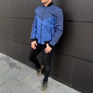 Фото  Бомбер мужской  Весна, Осень синий