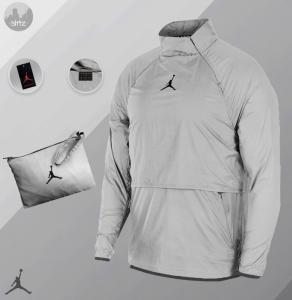 Фото Одежда Ветровка анорак Jordan 23 Tech Packable Anorak With Bag (Серый)