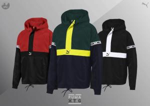 Фото Ветровка Анорак Puma XTG Savannah (зелёно-синий)