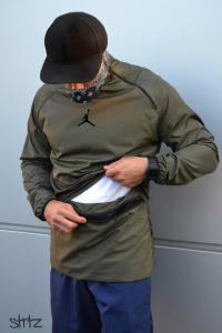 Фото Одежда Ветровка анорак Jordan 23 Tech Packable Anorak With Bag (Хаки)