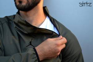 Фото Одежда Ветровка анорак Jordan 23 Tech Packable Anorak With Bag (Хаки)