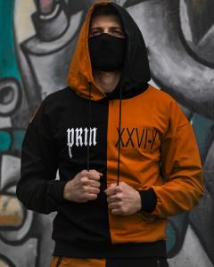 Фото Одежда Весенний костюм sad smile черный + оранжевый