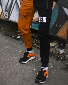 Фото Одежда Весенний костюм sad smile черный + оранжевый