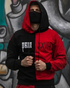 Фото Одежда Весенний спортивный костюм Sad & Smile │ Черно-красный