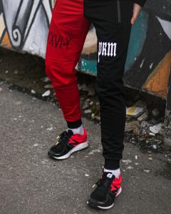 Фото Одежда Весенний спортивный костюм Sad & Smile │ Черно-красный