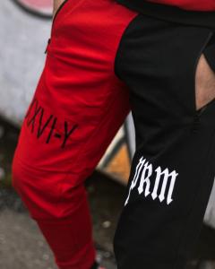 Фото Одежда Весенний спортивный костюм Sad & Smile │ Черно-красный