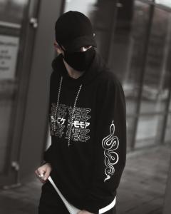 Фото Одежда Худи унисекс Black Sheep черное