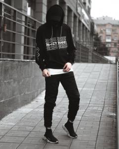 Фото Одежда Худи унисекс Black Sheep черное