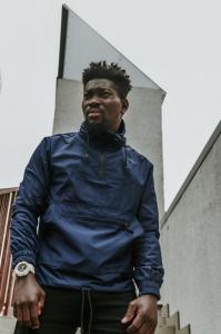 Фото  Мужская ветровка анорак  весна-осень Анорак Intruder Segment 19 синий