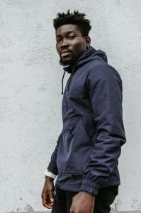 Фото  Мужская ветровка анорак  весна-осень Анорак Intruder Segment 19 синий