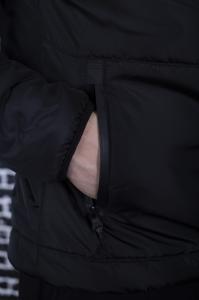 Фото  Мужская ветровка анорак  весна-осень Intruder Hypnotic (серо - черный)