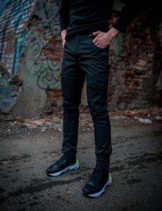 Фото  Теплые штаны карго черные Conqueror Intruder + подарок ключница