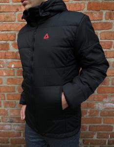 Фото  Демисезонная черная Куртка Reok, рибок 