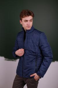 Фото  Мужская Весенняя Синий   куртка пуховик (Осень)