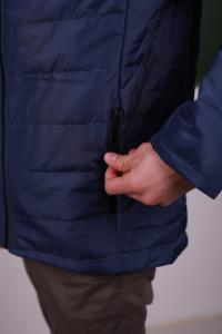 Фото  Мужская Весенняя Синий   куртка пуховик (Осень)