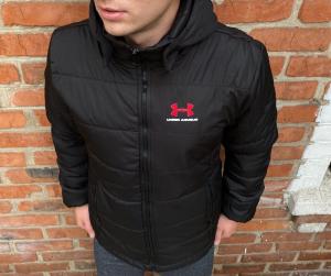 Фото  Демисезонная черная Куртка Under Armour 