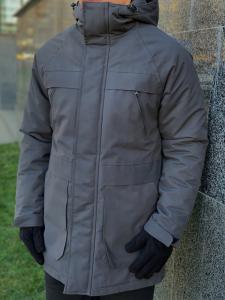 Фото  Зимняя Серая Парка 