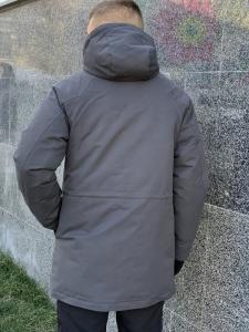 Фото  Зимняя Серая Парка 