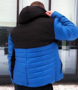 Фото  Синий с Чёрным Зимняя Куртка Nike, Найк, 