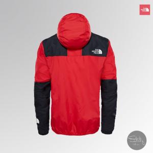 Фото  Ветровка The North Face 1985 Seasonal Mountain Jacket (Черно-красная)