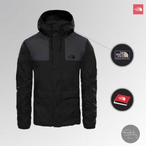 Фото  Ветровка The North Face 1985 Seasonal Mountain Jacket (Черно-серая)