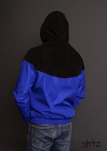 Фото  Ветровка Nike Windrunner Jacket (Черно-синий)