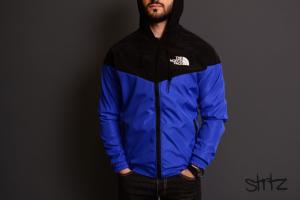 Фото  Ветровка Windrunner  The North Face (Черно-синий)