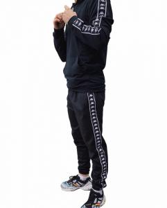 Фото Одежда Штаны Kappa черные с белым лампасом