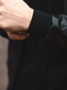 Фото Одежда Демисезонный бомбер LC - Skin черный