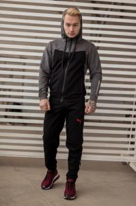 Фото Одежда Спортивный костюм Puma черно-серый