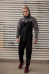 Фото Одежда Спортивный костюм Puma черно-серый