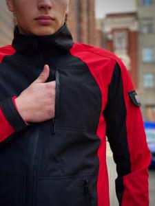 Фото  Intruder SoftShell Lite 'iForce' красно-черная