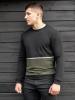 Свитшот BEZET Combi black/khaki'19