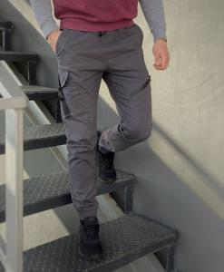 Фото  Штаны Карго серые Intruder 