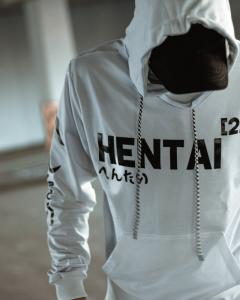 Фото Одежда Худи унисекс Hentai белое