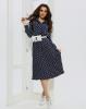 Платья ISSA PLUS 11471  L темно-синий