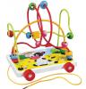 Деревянная игрушка Каталка MD 0320 (Корова)
