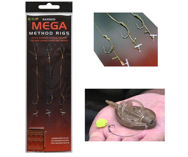 Фото  Методные поводки ESP Mega Method Rig №6