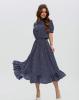 Платья ISSA PLUS 11567  L темно-синий